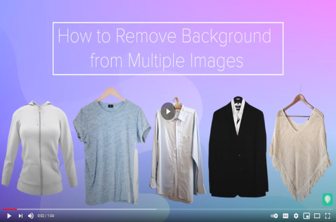 multiple image background removers video
