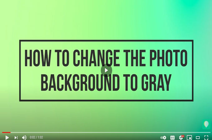 how to change photo background to grey