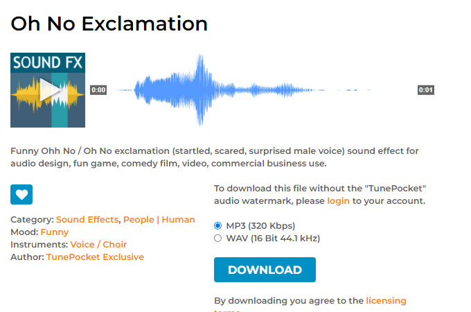 download wav files laughing