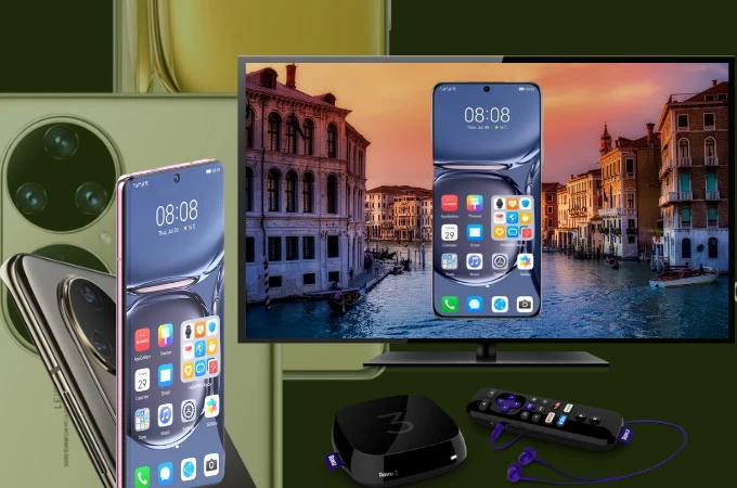 connecter un Huawei P50 sur une TV