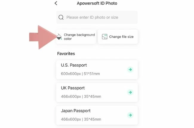 change id photo background color apowersoft change