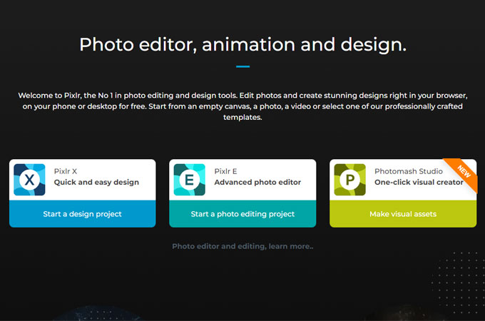 Pixlr - free online photo editor - Web Marketing Angels