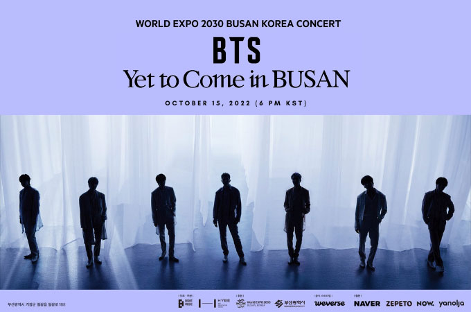 bts yet to come in busan concert