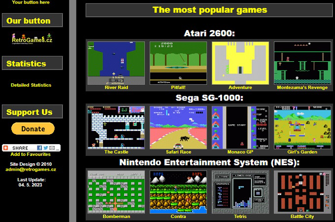 Retro Games Online – Play Free in Browser 