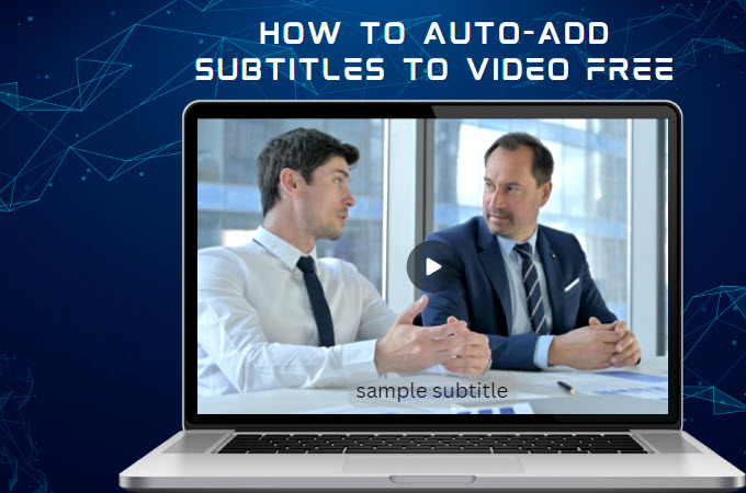 auto add subtitles to video free