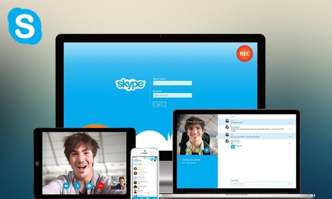 nahrávání Skype
