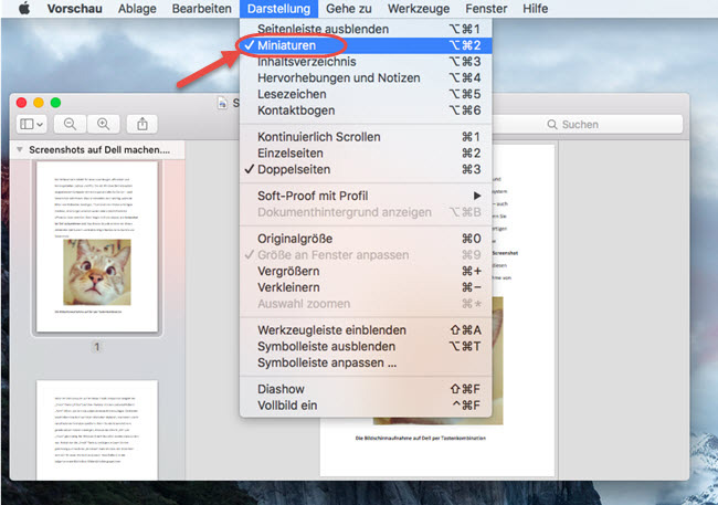 PDF Dateien auf Mac splitten