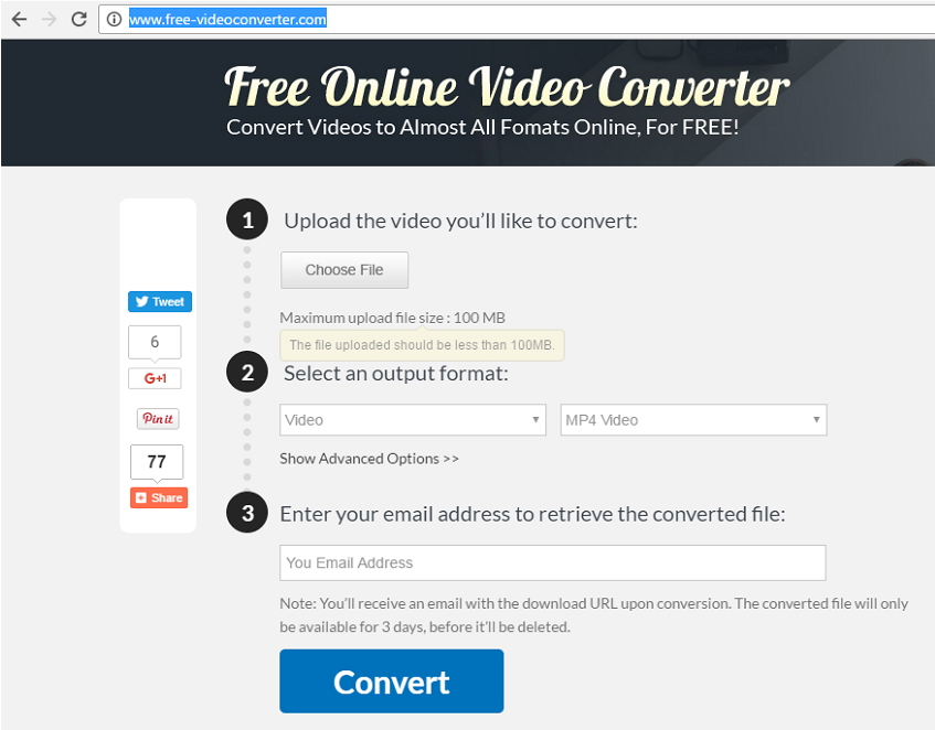 Kostenloser Online Video Konverter