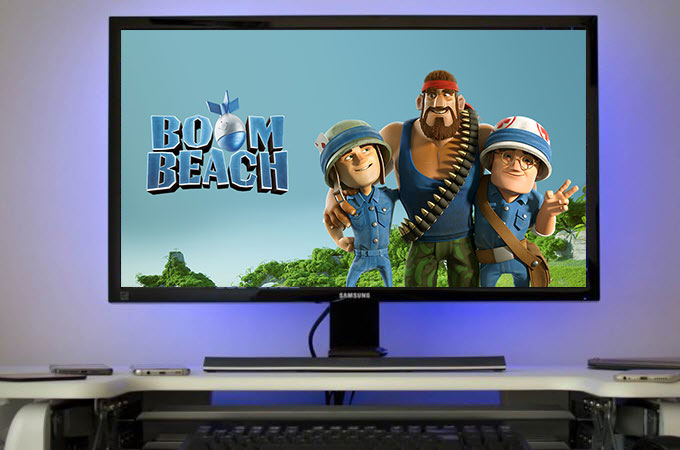 boom beach am computer spielen