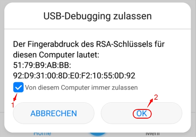 USB-Debugging