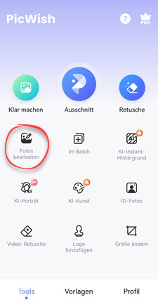 Text in Instagram Bilder einfügen