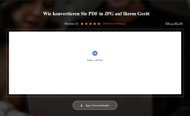 Apowersoft PDF zu JPG Online
