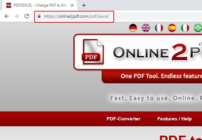 Online2PDF Converter