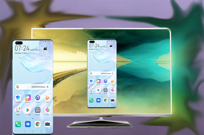 Huawei P40 zu TV