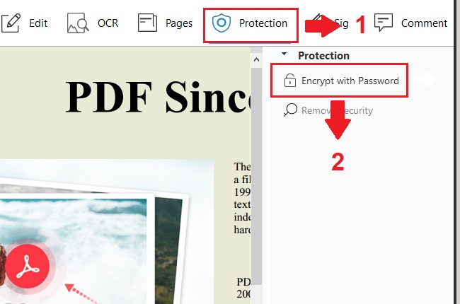 pdf mit passwort schützen