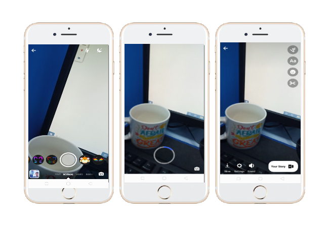 messenger für Kurzvideo app