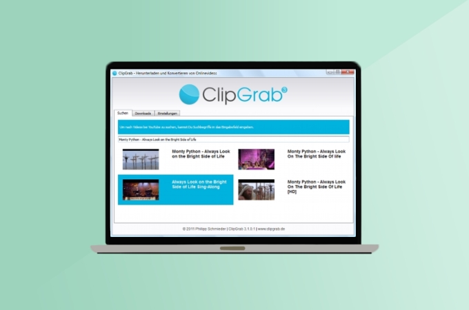 Viemo Videos herunterladen mit ClipGrab