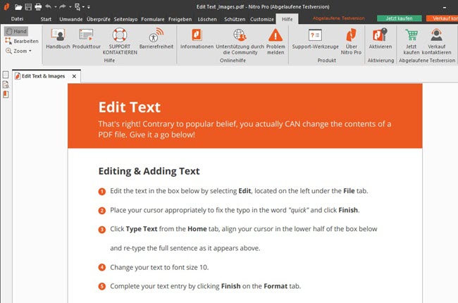 Nitro PDF Editor