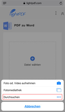 PDF-Datei durchsuchen