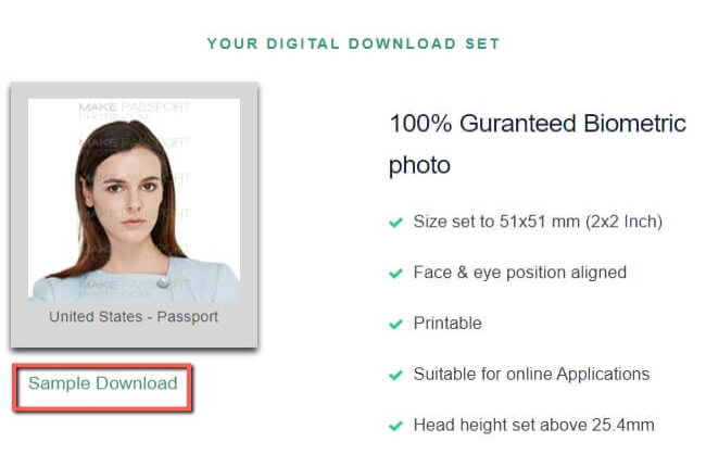 Passfoto vom Make Passport downloaden
