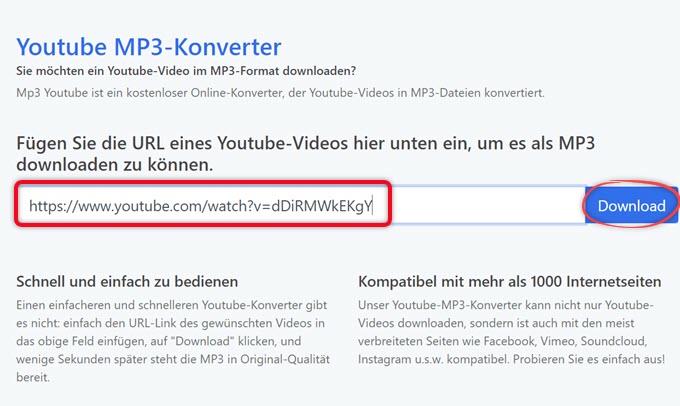 YouTube MP3-Konverter