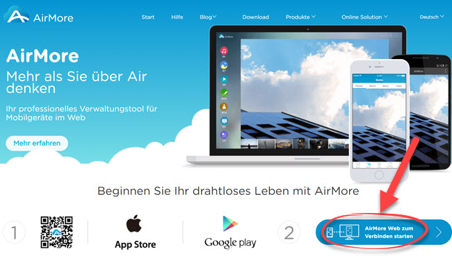 AirMore Website