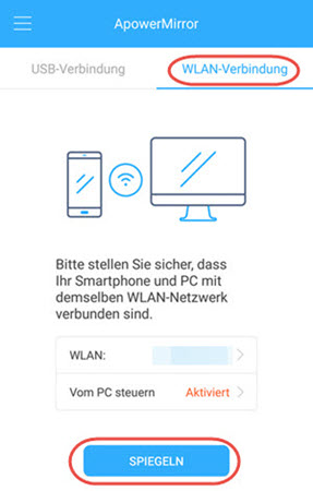 Android Display auf PC anzeigen