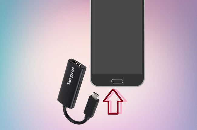 Adapter mit dem Handy verbinden