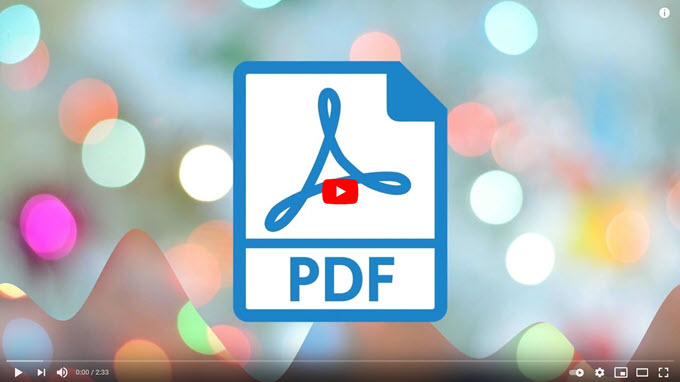 Videoanleitung um PDF Farbe zu ändern