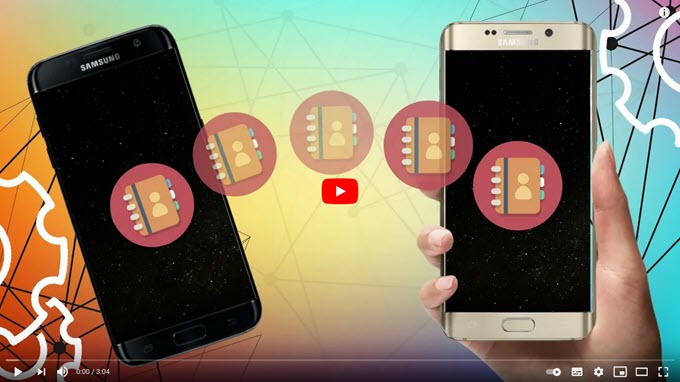 Videoanleitung um Kontakte zwischen Samsung zu verschieben
