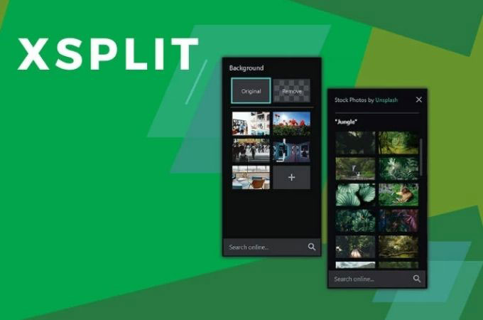 Green Screen Programm für Live Streaming XSplit