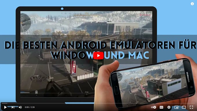 Videos für die besten Android Emulatoren