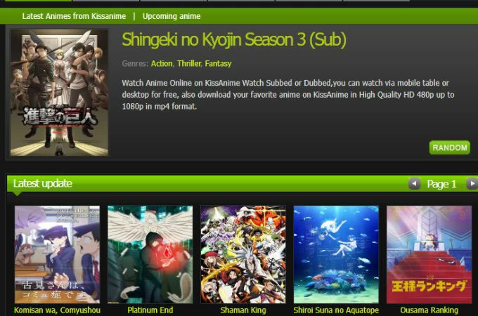 Anime Serien auf KissAnime schauen