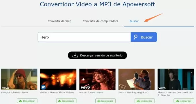 descargar música en mac con apowersoft