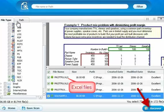 Recuperador de Excel