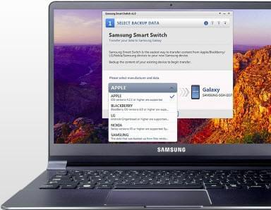 Samsung Smart Switch en el PC