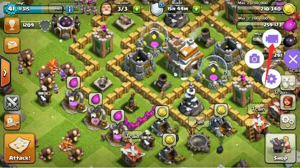 grabar Clash of Clans