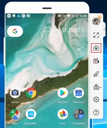 tomar capturas de pantalla