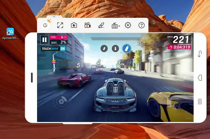 jugar Asphalt 9 en PC con ApowerMirror