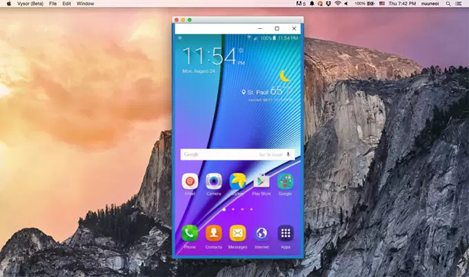 compartir pantalla Android en Mac