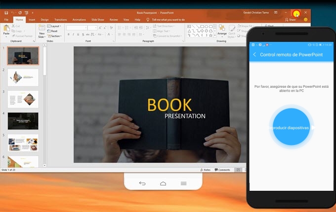controlar PowerPoint desde Android