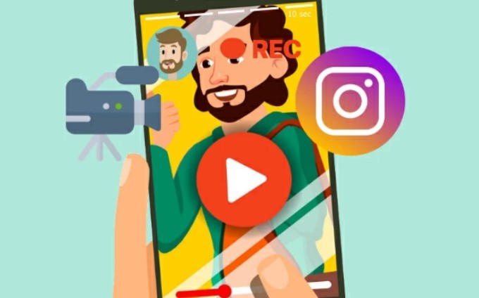 cómo grabar una historia corta de Instagram