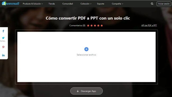 convertir PDF a PPT en iPad 