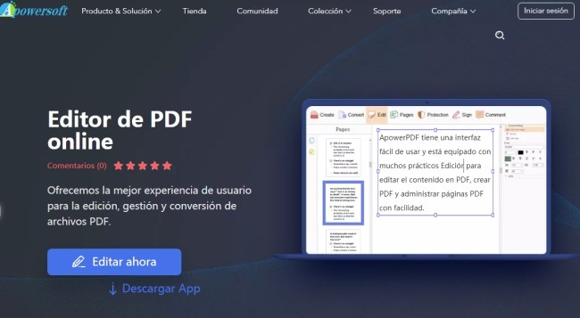 editor de pdf gratis para Windows