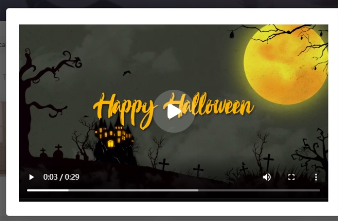 video halloween para niños