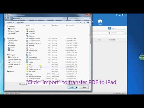 Cómo pasar archivos PDF a iPad y iPhone