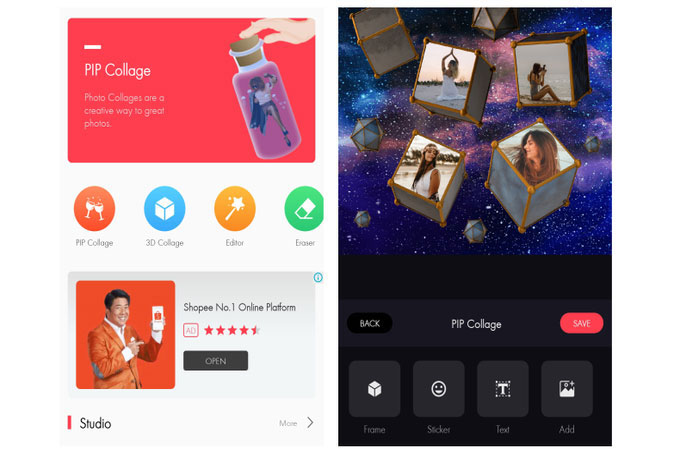 collage de pepitas apps para hacer collage de fotos