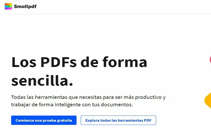 fusión de smallpdf