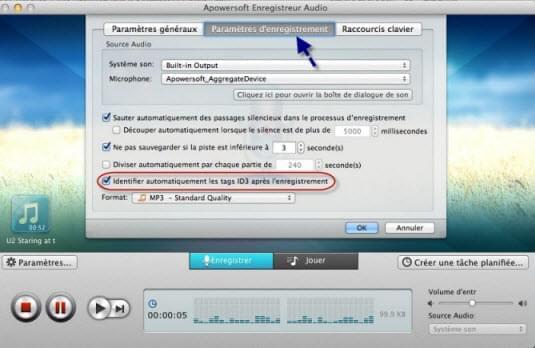 enregistreur audio pour Mac