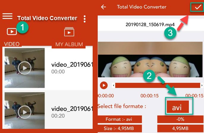 Total video Converter convertir vidéo